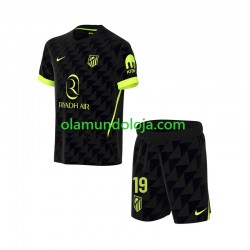 Camisola Atlético Madrid Julian Alvarez 19 Criança Equipamento Segundo 2026-2027 Manga Curta